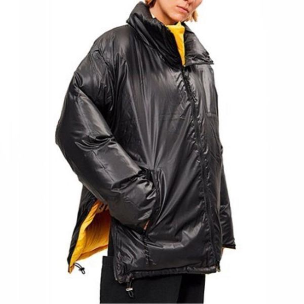 

ambush reversible down jacket double-sided wear fashion brand windproof down ab jackets winter thick, Black