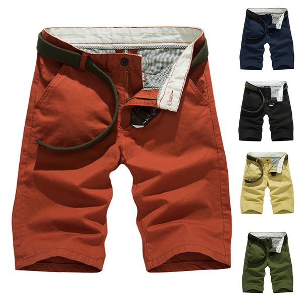 

casual tooling multi-bag men's outdoor beach five-point pants, Black;gray