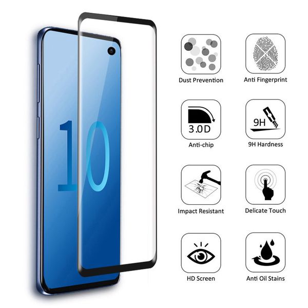 

shining edge tempered screen protector for galaxy s10 lite / note 10 lite/a11 tempered glass film for 2020 samsung new model
