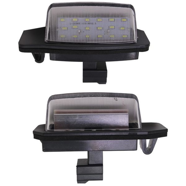 

2pcs 12v led canbus led license plate light for mitsubishi outlander 2006~ lancer sportback 2008 replacement assembly