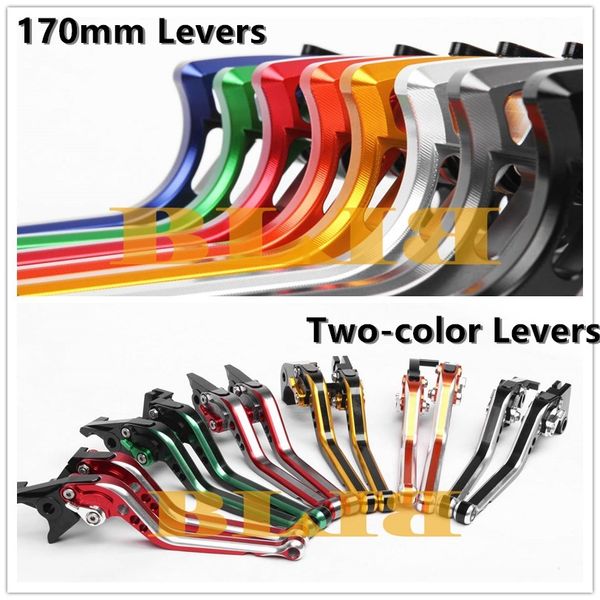 

for 675 street triple r/rx 2009-2015 2010 cnc motorcycle clutch brake 170mm levers and two-color lever two styles adjust