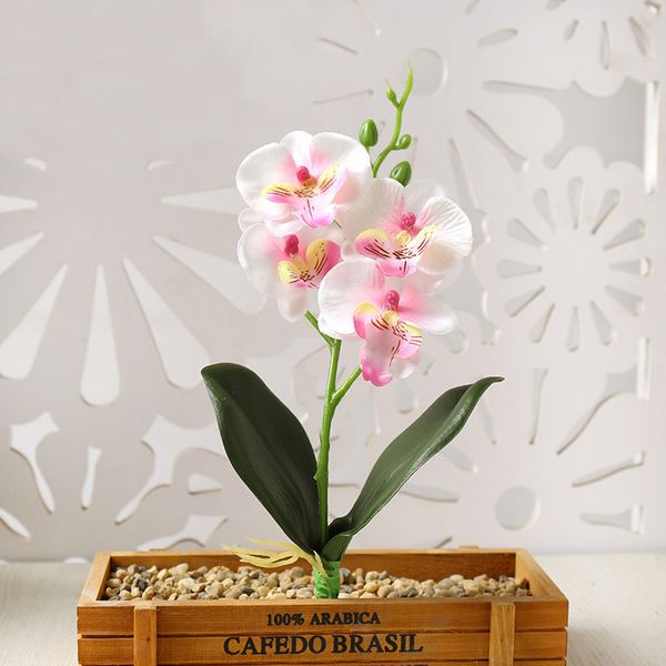 

mini flower decoration bouquet artificial phalaenopsis bonsai arts craft wedding
