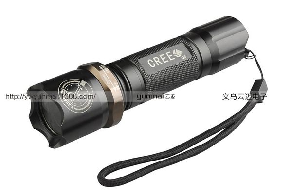 

xpe led strong tactic flashlight light hand outdoors torch