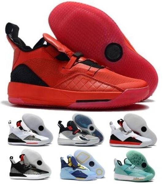 

33 33s basketball shoes sneakers mens 2019 new full red pf future of flight guo ailun chinese new year xxxiii authentic baskets shoes