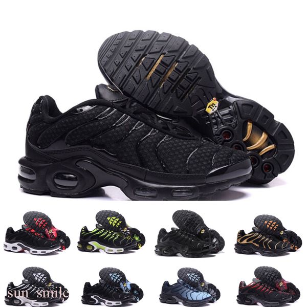 

designs 2020 original tn plus sunburst mens running shoes black white breathable mesh chaussures mercurial air tn se sport sneakers, Black;brown