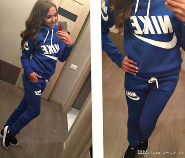 

New women active et track uit hoodie weat hirt pant running port track uit 2 piece jogging et urvetement femme clothe