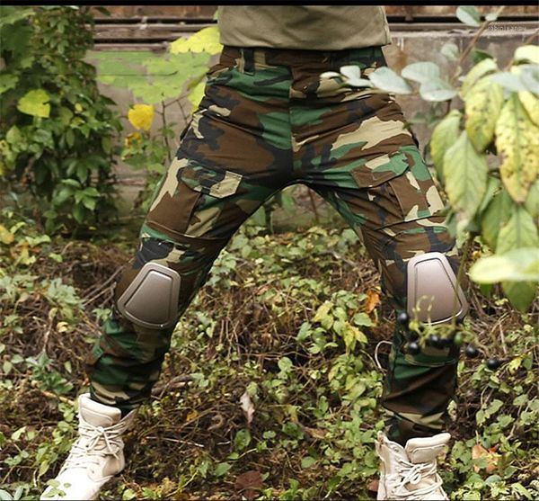 

panelled casual males clothing outdoor male designer pants mulit pockets wear resistant mens cargo pants fashion, Black