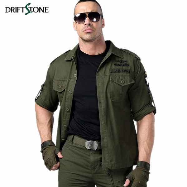 

men 101 airborne tactical shirt cotton men's combat army shirts male shirt camisa militar plus size long sleeve 4xl, White;black