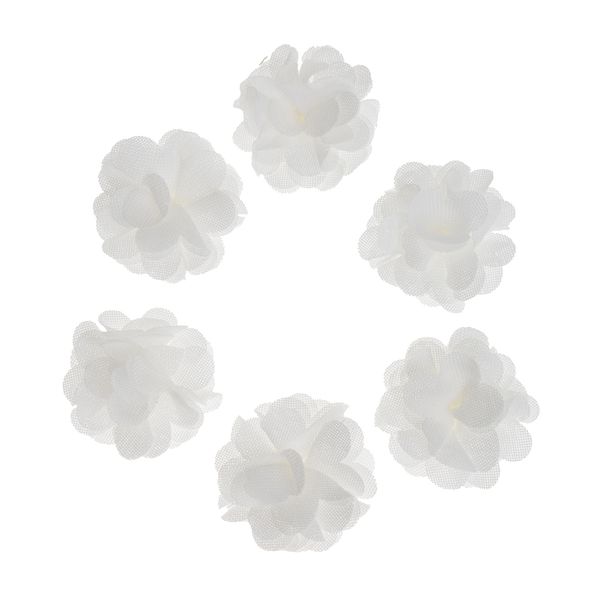 

6шт урожай hessian burlap цветок craft diy свадьба декор