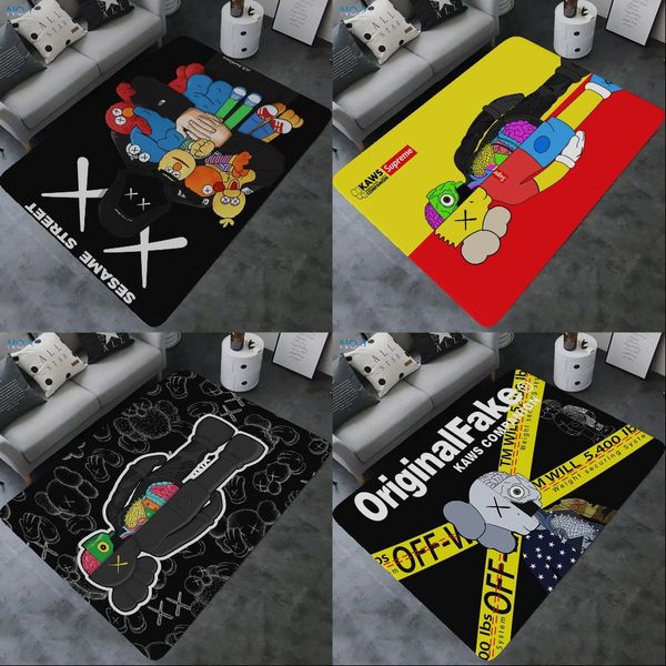 

популярная марка kaws anatomy street style спальня кухня эркер strip прикроватная non-slip абсорбент коврики