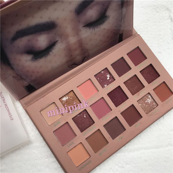 

2019 the beauty 18 color eye hadow palette ro e gold textured palette makeup eye hadow beauty nude palette matte himmer