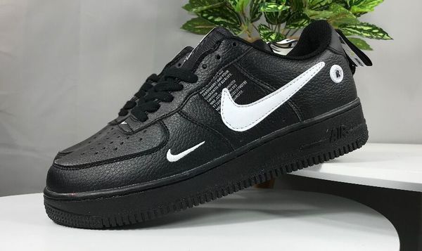 

2020 сил Мужчины Женщина верх.част один 1 обувь белых черного Dunk Скейтбординг обувь Классического AF летать Тренер высоких вязать воздух кроссовки 36-45 A2