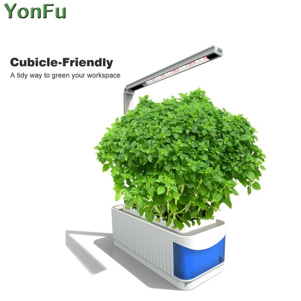 Großhandel Led Grow Lights Indoor Vollspektrum Pflanzenlampe Herb Hydroponics Plants Garden Kit Lampe Einstellbarer Lampenl Planting Von