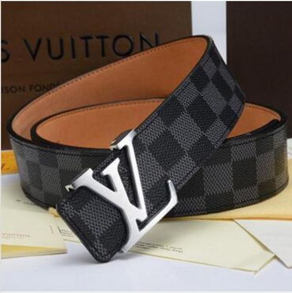 

leather designers big buckle men's belt luxury buckle belt fashion mens genuine leather luxury belts, Black;brown