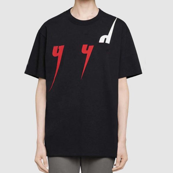 

19ss summer t shirt logo men tee made in italy fashion designer short-sleeved letters printed luxury t-shirt women clothing s-2xl, White;black