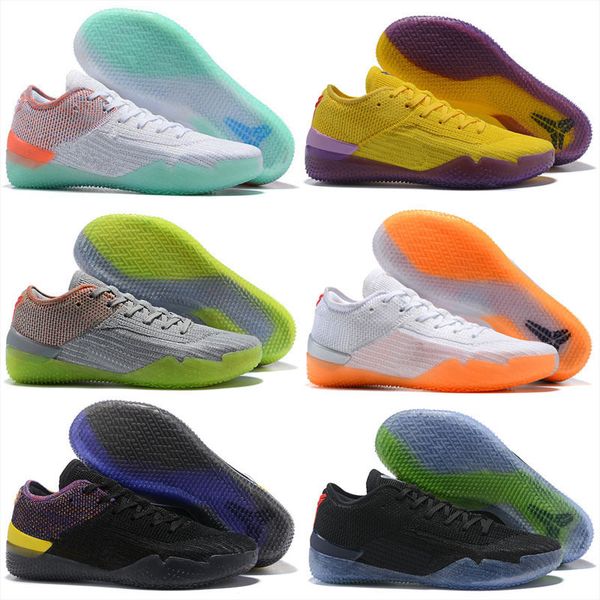 

горячая mamba 360 nxt р.х. реагировать ребенок mens basketball обувь желтого забастовка derozan день mamba топ qaulitys многоцветного больше, Black