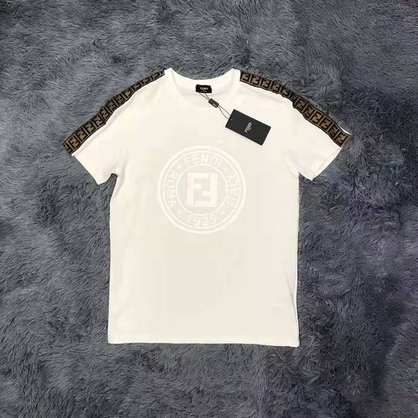

wholesale brandshirts designerluxury women t-shirt fashion ff letter casual summer tees luxury girl t-shirt b105584l, White