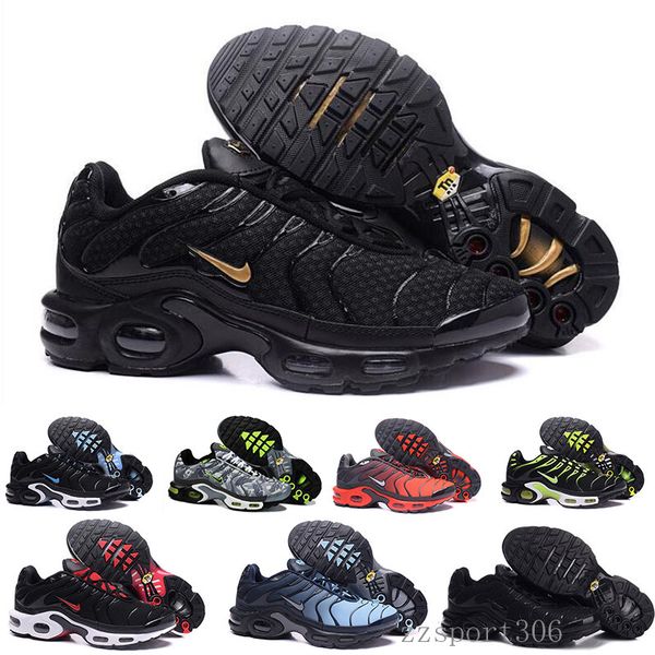 

2019 new running shoes men tn shoes tns plus fashion increased ventilation casual trainers olive red blue black sneakers chausseures tr41c