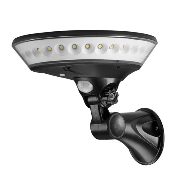 Nuova lampada da parete bianca solare LED Impermeabile IP65 6000k Luce notturna di sicurezza esterna impermeabile con 3 modalità per vialetto Giardino Step Stair Fen