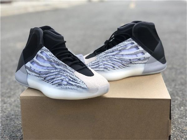 

authentic quantum basketball shoes men women mafia eg1535 kanye west wave runner 3m reflective sneakers sports with original box