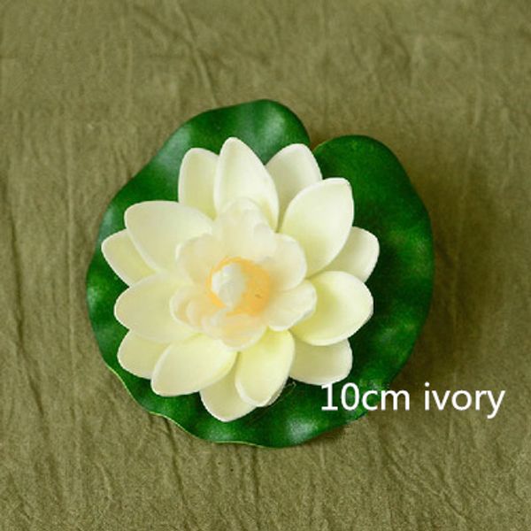

30pcs 10cm 7colors small artificial water lily flower decoration foam spatterdock