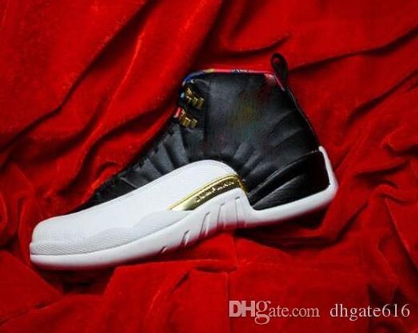 

2019 12 wool xii basketball shoes high cut boots snake skin cny sneakers j12 sports shoes us7-13 03