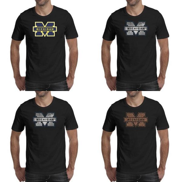 

высоких печати старого make росомаха mens черная печать подсолнечник мичиган т, White;black