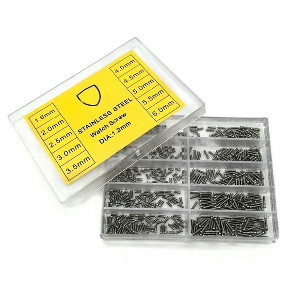 

1.2mm stainless steel assorted screws watch tools for repairs watch 10 sizes repair tool kit for repair tool