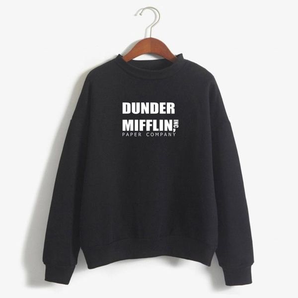 

2021 mifflin dunder inc the autumn fashion paper company hop show clothes sweatshirt tv office men winter hip hoodies hooded vwatc, Black