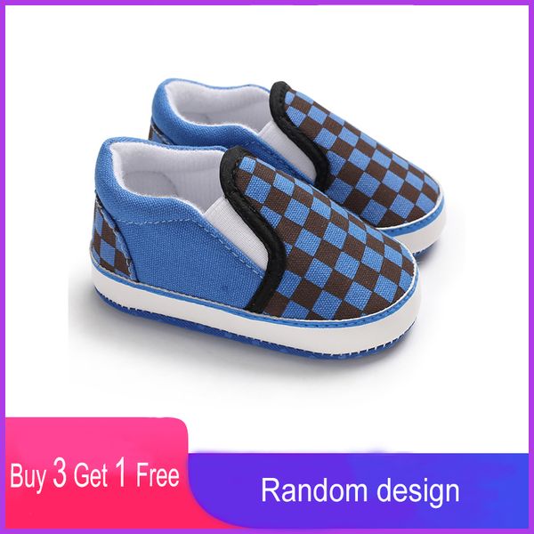 

spring children's shallow canvas lattice first walkers casual soft boys girls moccasin loafers newborn infant kids toddler shoes