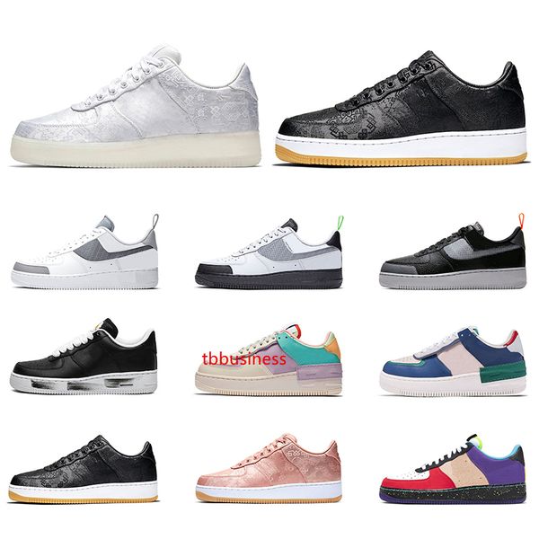 

2020 skateboard shoes men women platform sneakers clot pale ivory noise under construction what the la mens trainers casual sports 36-45