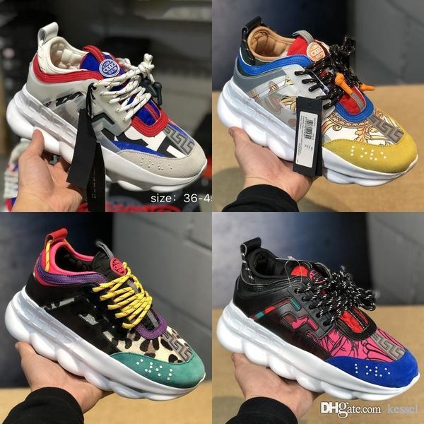 

chain reaction love sneakers for women mens triple black lightweight link-embossed sole designer luxury men woman casual shoes 36-45