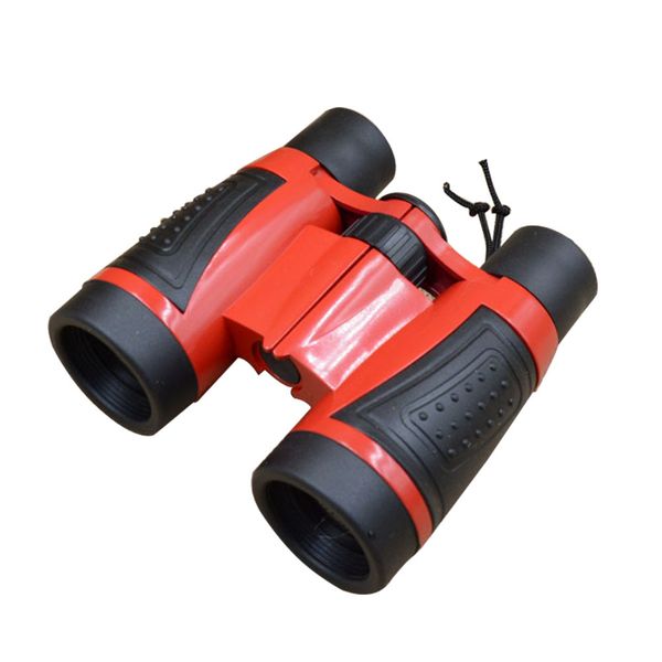 

4x compact outdoor kids toys plastic abs double tube games girls telescope high definition boys children binoculars