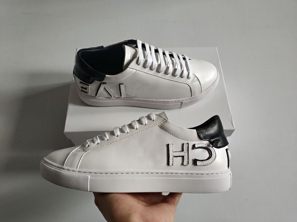 

new luxury fashion men designer shoes real leather designer trendy sneakers women beautiful running shoes for sale size 35-46, White;red