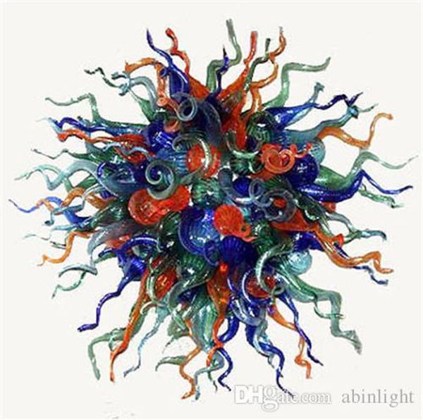 

colorful murano art glass crystal chandelier style mouth blown glass lighting fixture home designed pendant lamp ,lr1110
