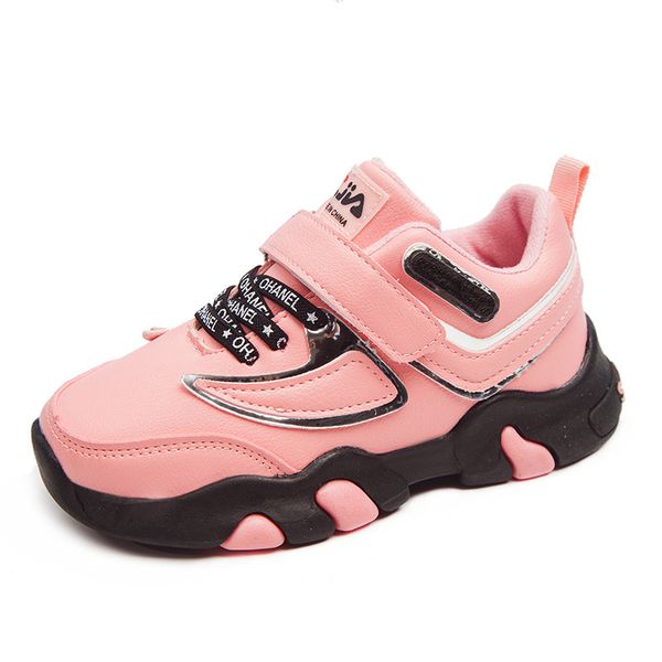 

risrich kids shoes for baby toddler boys girls zapatos nina nino autumn children boy girl bebe sneakers kids pink school shoes, Black