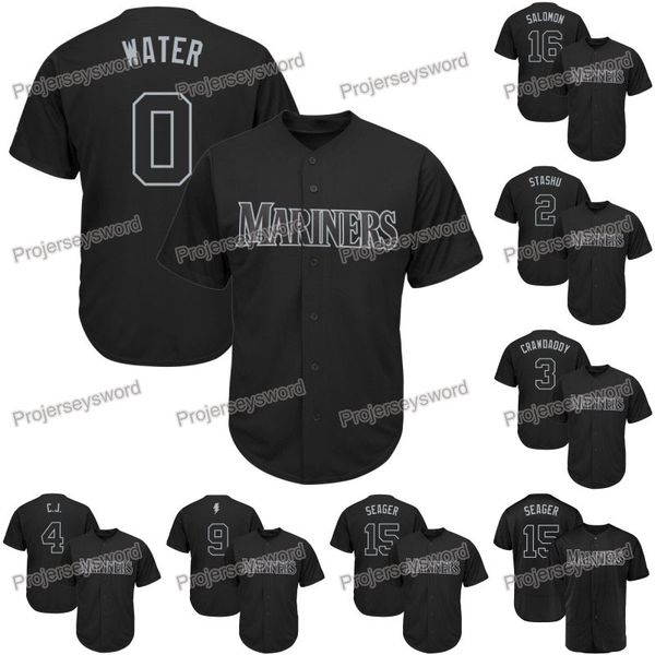 

2019 Players Weekend Seattle Mallex Smith WATER Mariners Jersey Tom Murphy STASHU Kyle Seager Seager Dee Gordon Yusei Kikuchi U SAY Jerseys