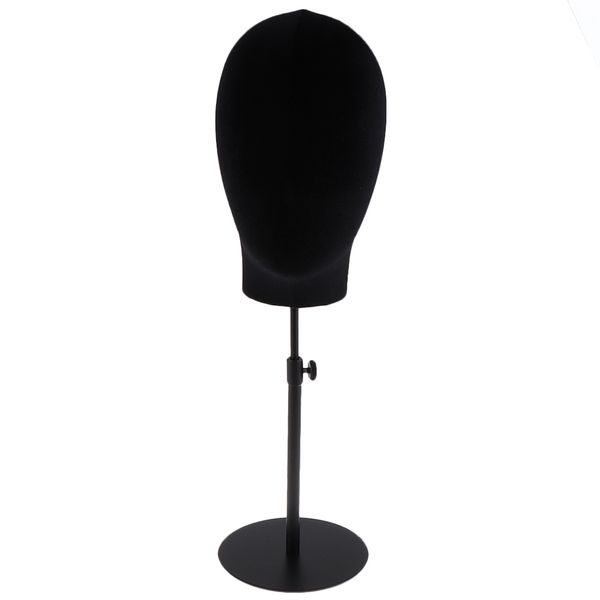 

hat display wig stand holder rack high-end cosmetology head,adjustable height:approx.46-64cm/18-25inches