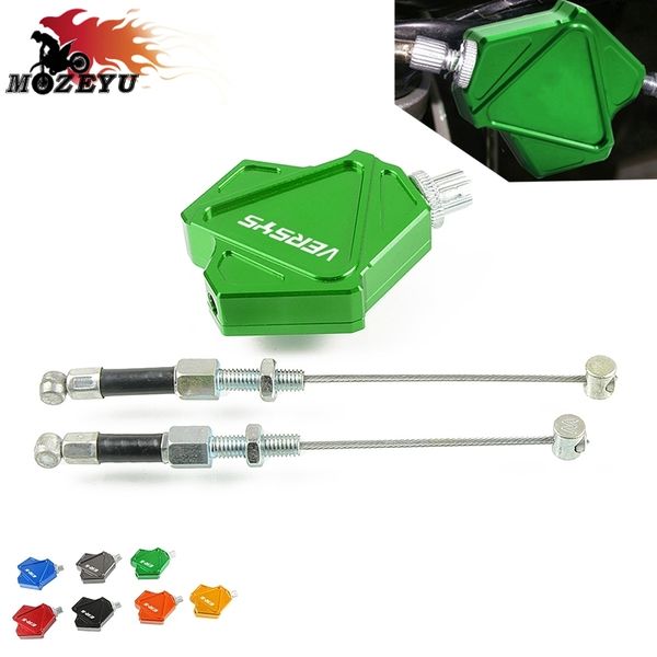 

for versys versys 650 2006-2016 2014 2013 2015 2007 motorcycle cnc aluminum stunt clutch lever easy pull cable system