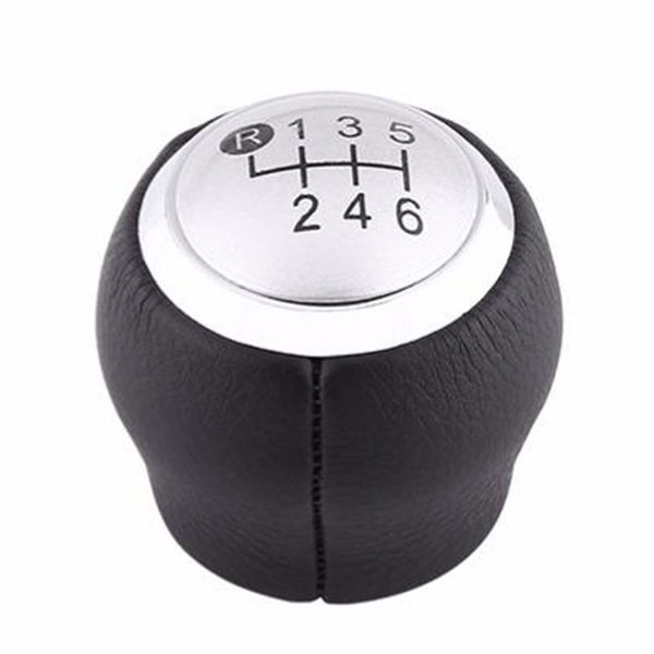 

6 speed pu leather car gear shift shifter knob corolla