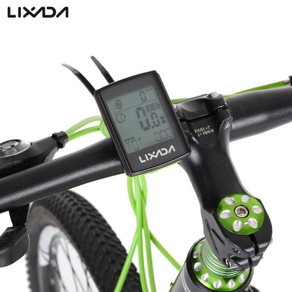 

lixada 3 in 1 bike bicycle computer with cadence&heart rate monitor wireless odometer speedometer lcd display for mtb ciclismo