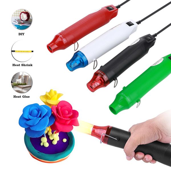 

air pistol diy nozzles soldering 300w plastic heat pistol tools hardware accessories black welding torch practical