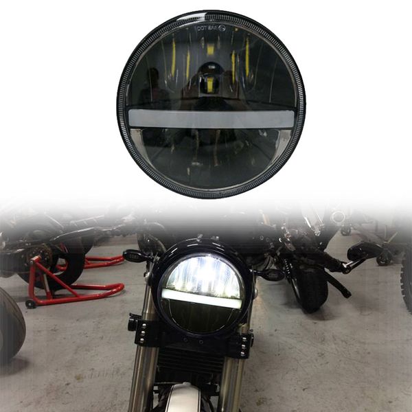 

5.75inch круглый фара 5 3/4" дюйма 883 led мотоцикла фара высокий / низкий луч для dyna touring fx softail с drl