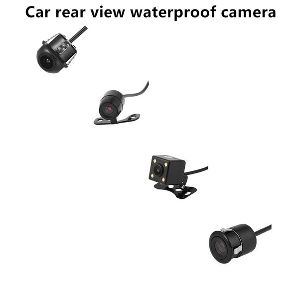 

universal 12v waterproof 170 lens angle night vision car rear view bakeup camera hd ccd color parking assistance with hole saw