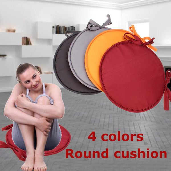 

30cm round chair cushions seat soft pad for outdoor floor dinning chairs kitchen soft tie on chair pad home decoration