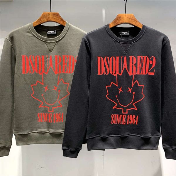 

2019 fw new arrival brand de igner men 039 clothing d2 treet hoodie long leeve weat hirt m 3xl d 295, Black