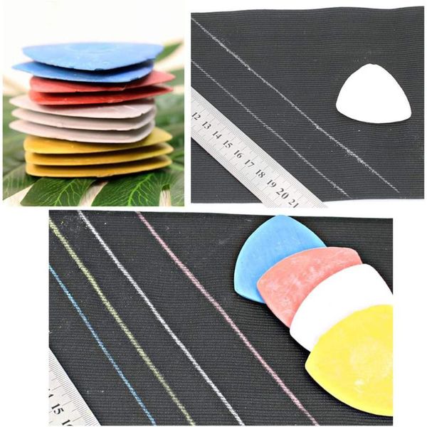 

sewing notions & tools professional tailors chalk triangle erasable fabric markers diy tool hand accessories, Black