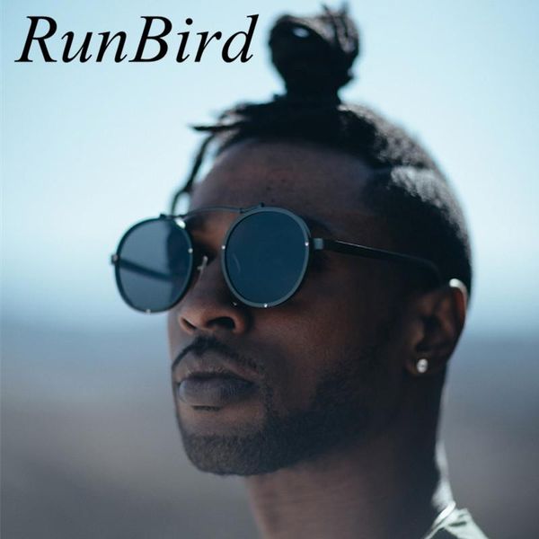 

wholesale- 2017 vintage round metal steampunk sunglass women metal steam punk sun glasses driving men r561, White;black