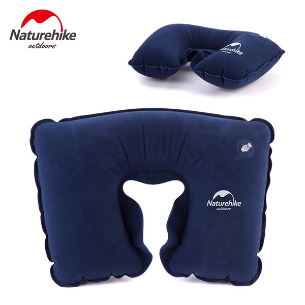 

naturehike outdoor travel neck u-shape pillow hiking inflatable nap pillow bus train plane camping sleep tavel kits