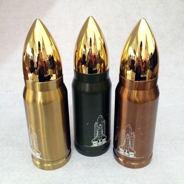 

stainless bullet cup rocket vacuum flask bottle men heat cold insulation coffee milk mug cup drinkware